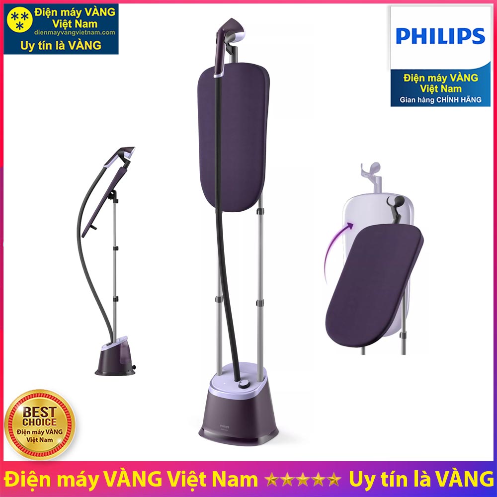 Bàn ủi đứng hơi nước Philips STE3160/30 STE3160 công suất 2000W, hơi phun 40g/phút, có ván ủi StyleBoard nghiêng, bảo hành 24 tháng, hàng phân phối chính hãng