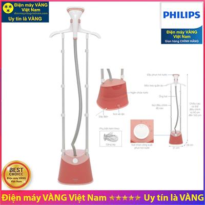 Bàn ủi đứng hơi nước Philips STE1020/40 STE1020 công suất 1800W, hơi phun 36g/phút, bảo hành 24 tháng, hàng phân phối chính hãng