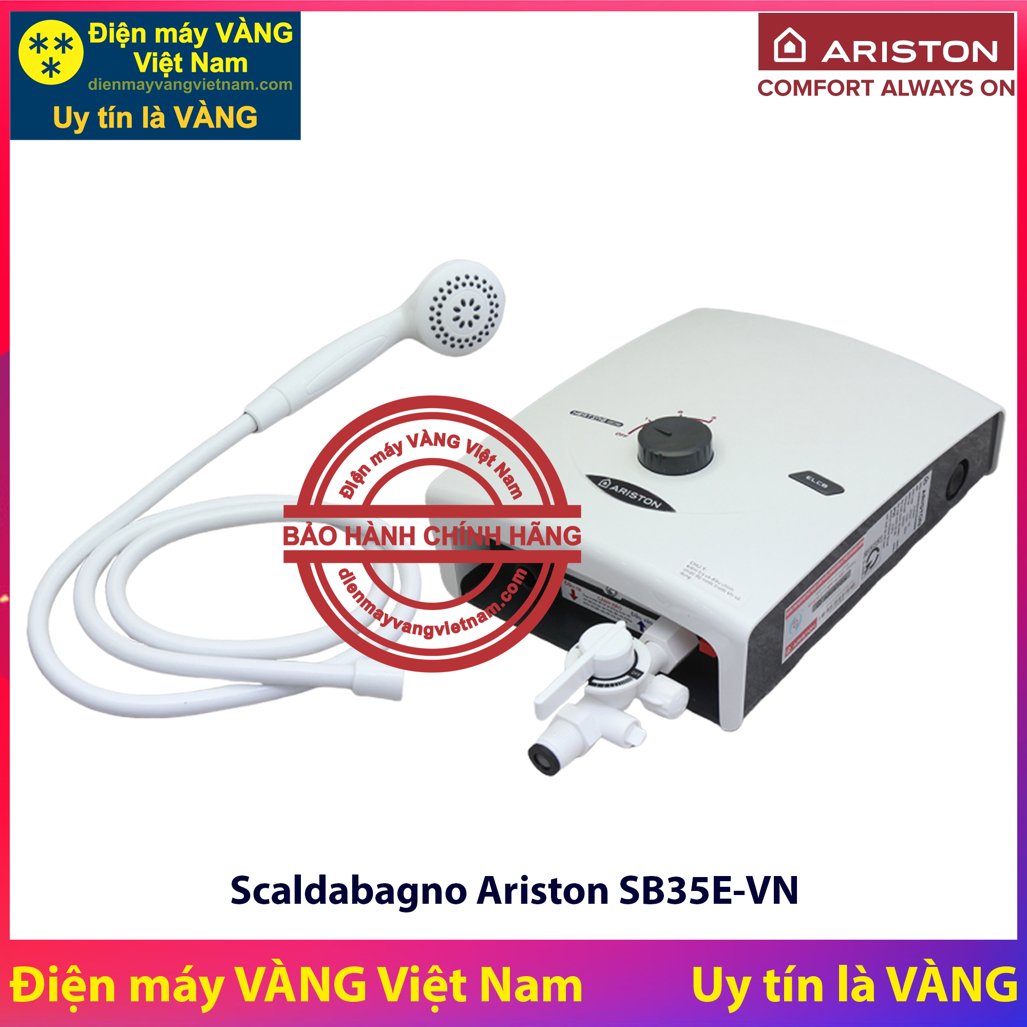 Máy nước nóng tức thời Ariston SB35E-VN