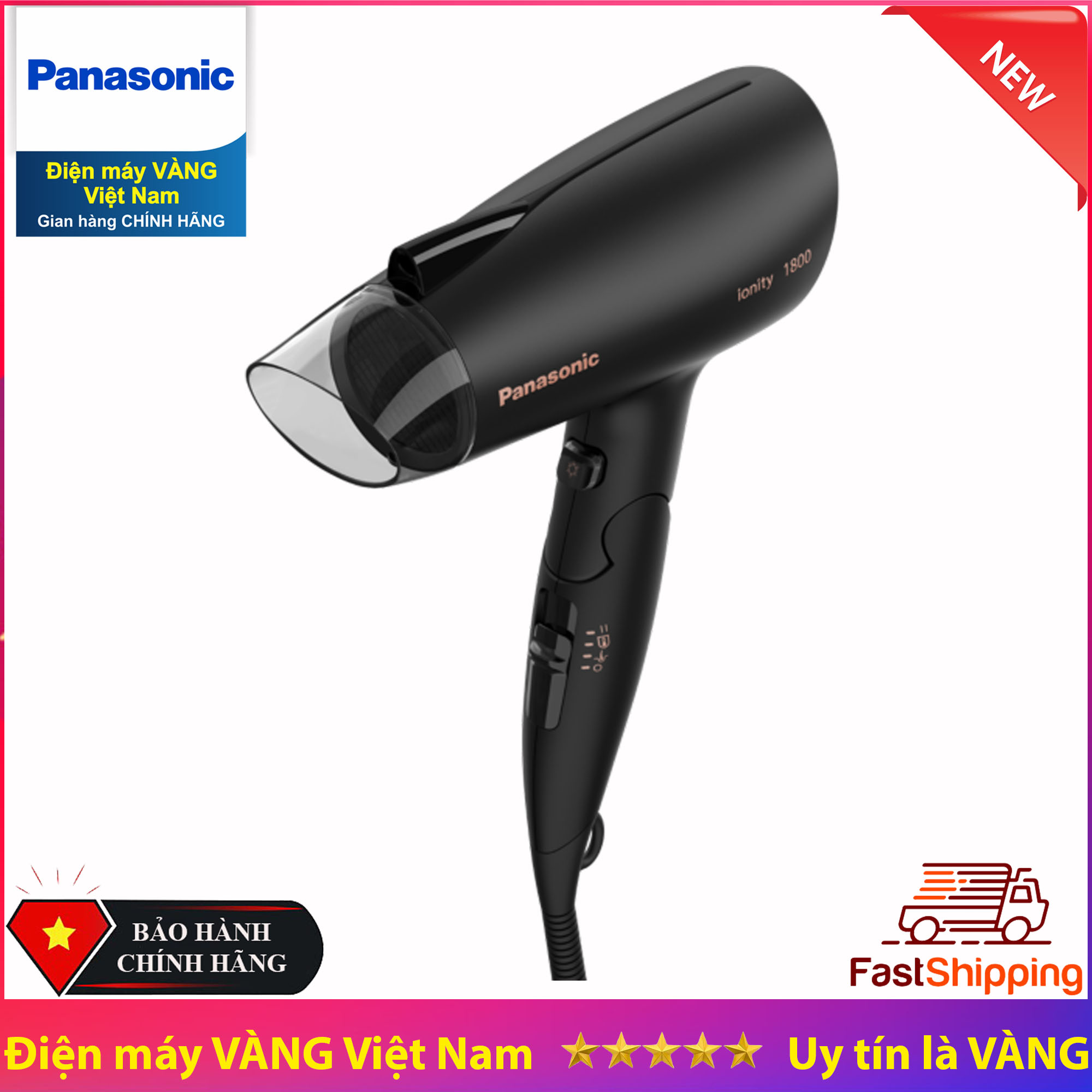 Máy sấy tóc ion bảo vệ tóc Panasonic EH-NE27-K645