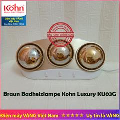 Đèn sưởi nhà tắm Braun Kohn Luxury KU03G