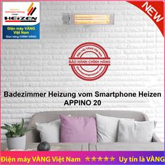 Đèn sưởi nhà tắm cao cấp điều khiển bằng Smartphone Heizen APPINO20