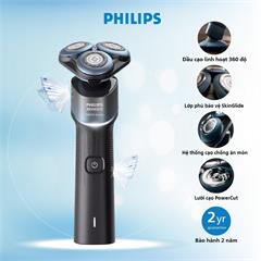 Máy cạo râu khô và ướt Philips X5006/00 an toàn cho da, đầu cạo linh hoạt 360 độ, bảo hành 2 năm - Hàng chính hãng