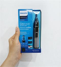 Máy tỉa lông mũi lông mày lông tai Philips NT3650 thay thế cho NT1150 NT3160 NT1650