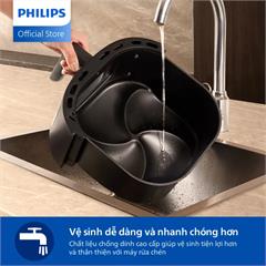 Nồi chiên không dầu Airfryer series 1000 6,2 lít NA130/00 NA130 dung tích 6.2L, 12 chức năng nấu, bảo hành 24 tháng, hàng chính hãng