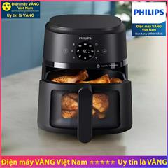 Nồi chiên không dầu điện tử Airfryer series 2000 NA220/00 NA220 dung tích 4.2L 13 chức năng nấu, bảo hành 24 tháng, hàng chính hãng